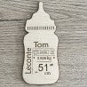 Personalized birth bottle